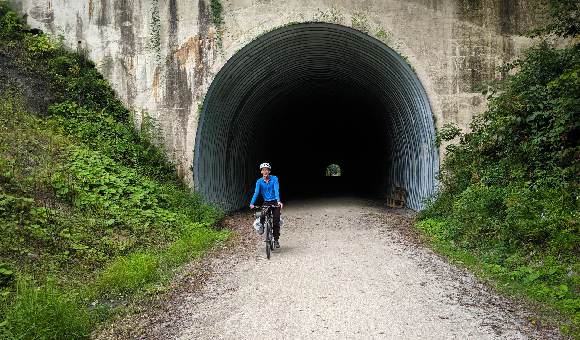 Exiting tunnel