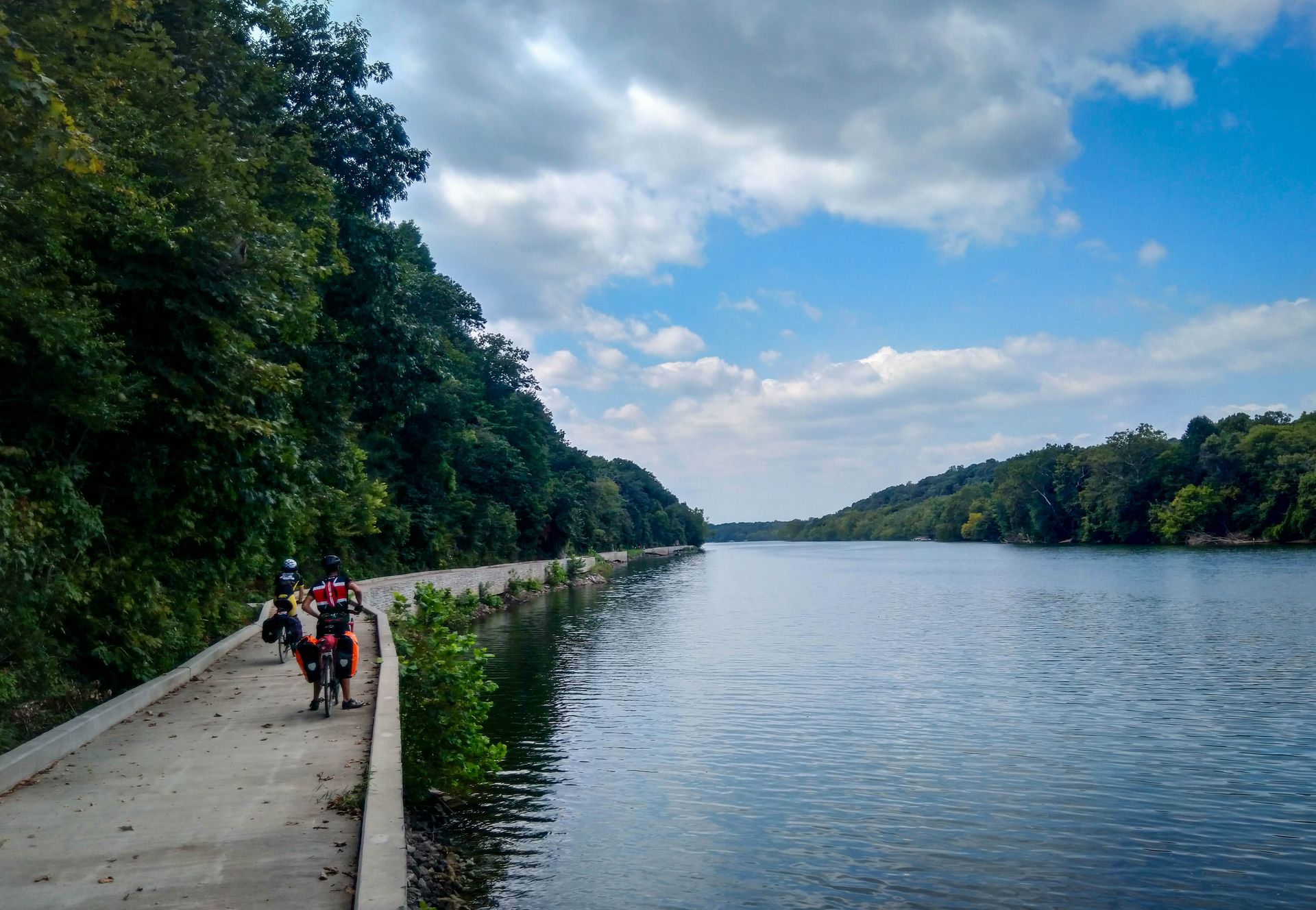 Along the river